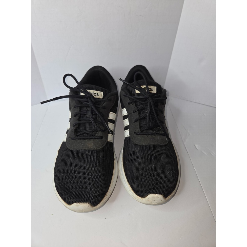 Adidas Lite‎ Racer Mens Sneakers Black White DB0575 Size 9 Athletic Shoes